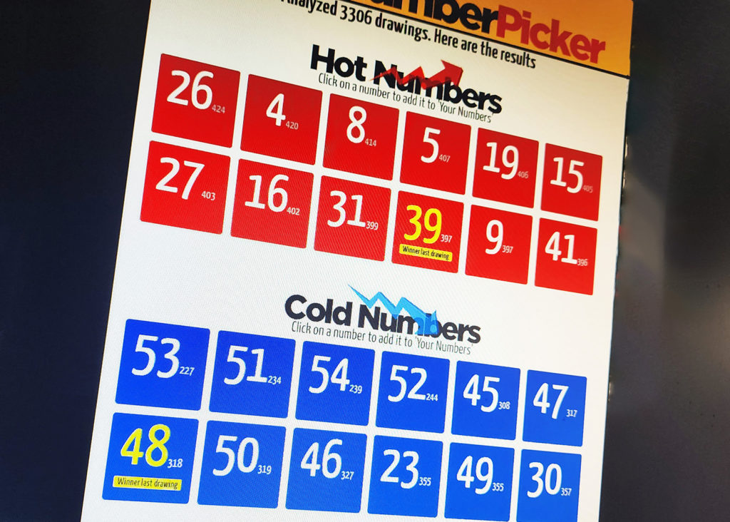 Tracking Hot and Cold Lottery Numbers
